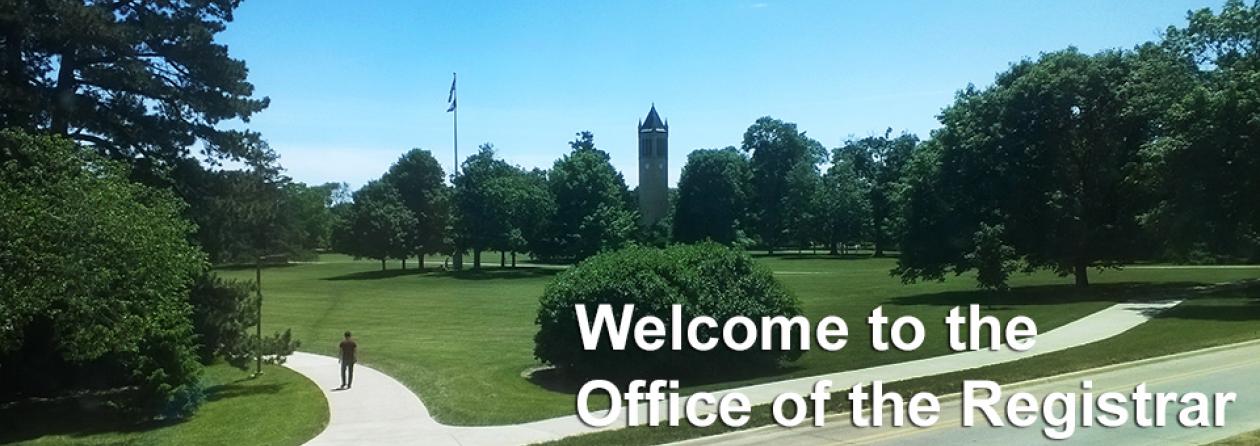 The Office Of The Registrar | Iowa State University